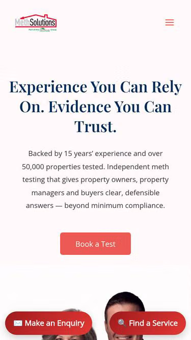 Screenshot of meth.solutions