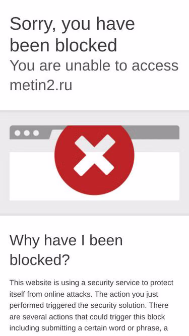 Screenshot of metin2.ru