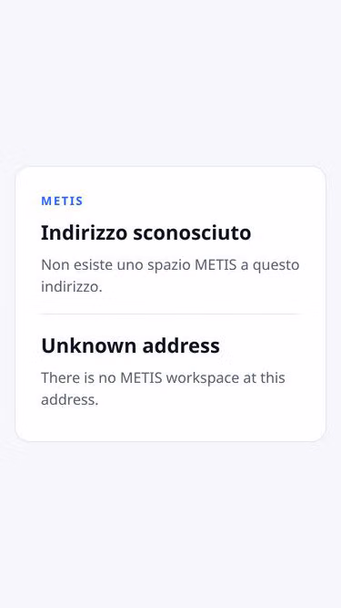 Screenshot of metis.luxe