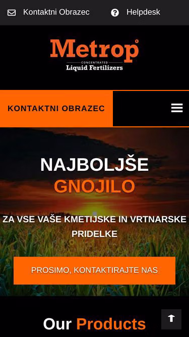 Screenshot of metrop.si