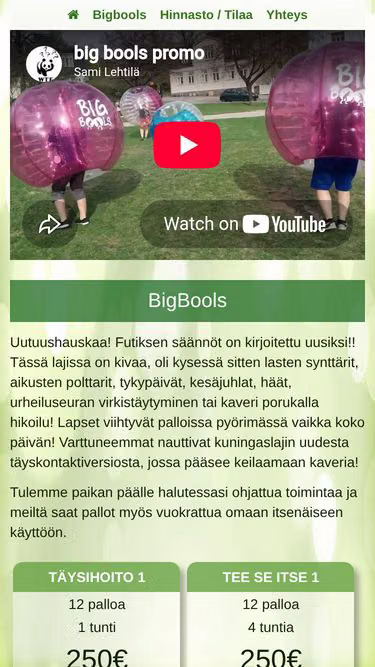 Screenshot of meweb.fi