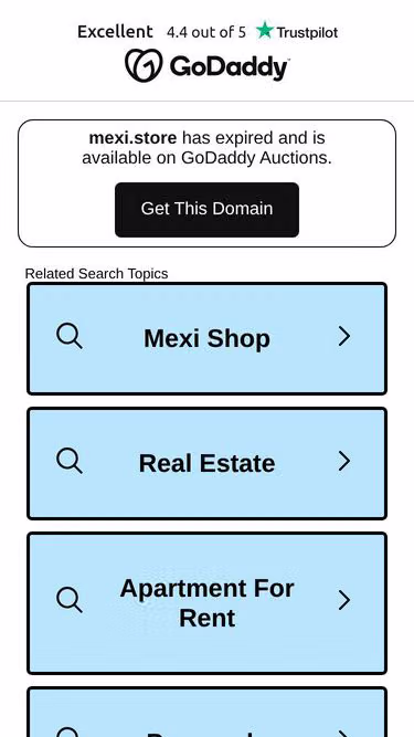 Screenshot of mexi.store