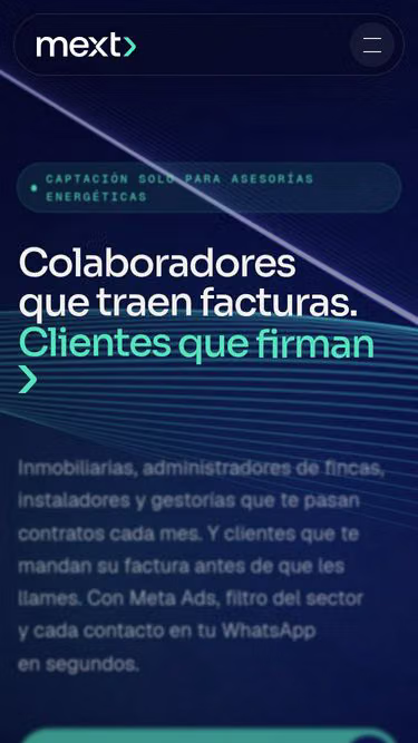 Screenshot of mext.es