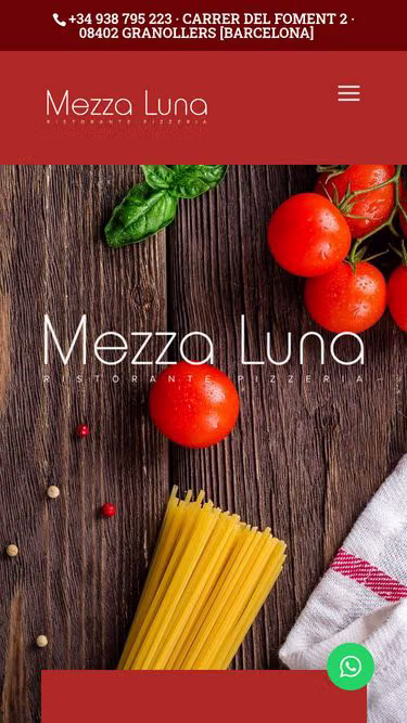 Screenshot of mezzaluna.es