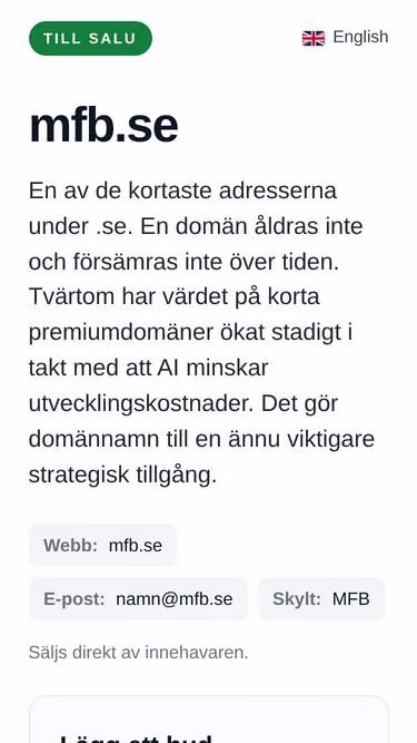 Screenshot of mfb.se