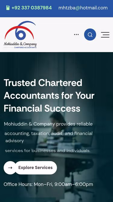 Screenshot of mhco.com.pk