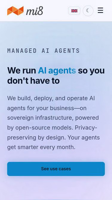 Screenshot of mi8.be