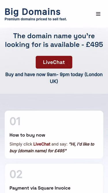 Screenshot of mi8.co.uk