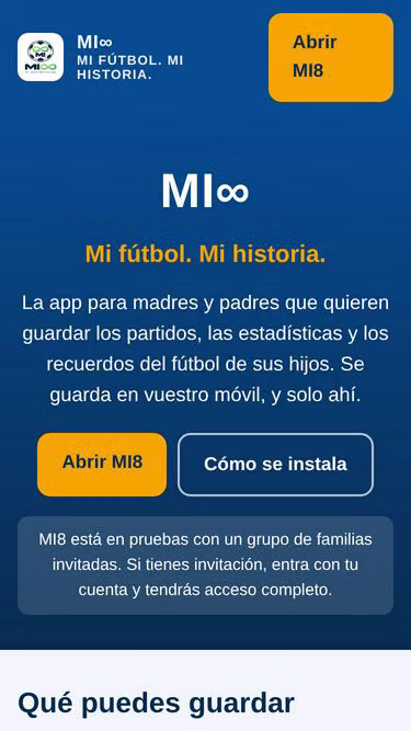 Screenshot of mi8.es