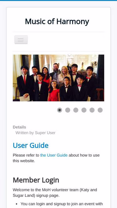 Screenshot of mias.us