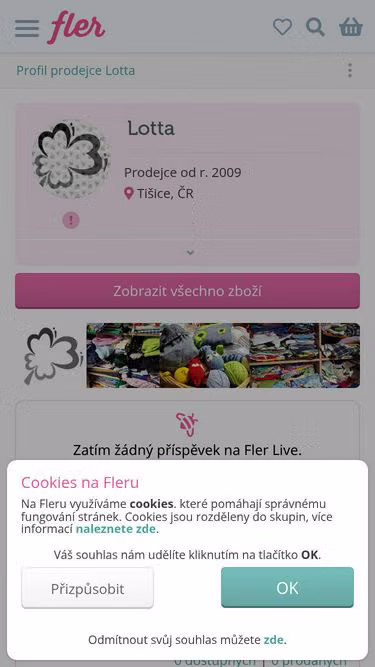 Screenshot of mibi.cz