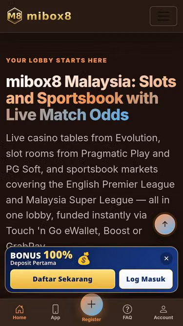 Screenshot of mibox8.gold
