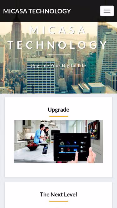 Screenshot of micasa.technology
