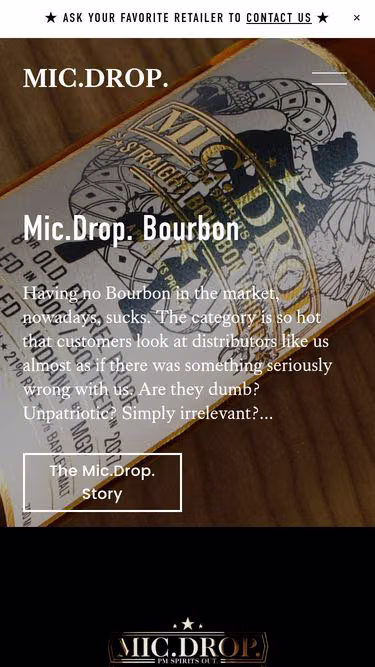 Screenshot of micdrop.pm