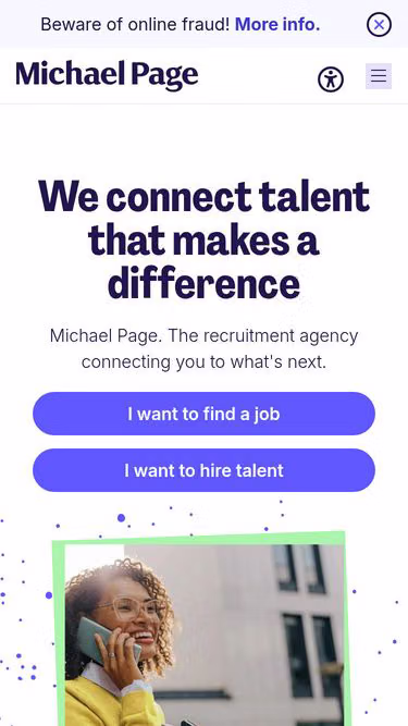 Screenshot of michaelpage.ch