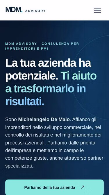 Screenshot of michelangelo.consulting