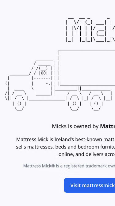 Screenshot of micks.biz