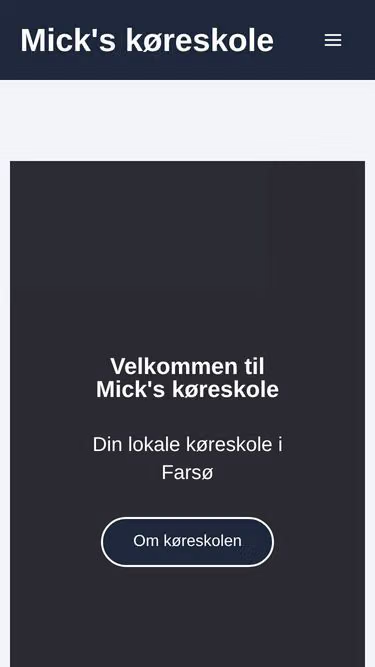 Screenshot of micks.dk