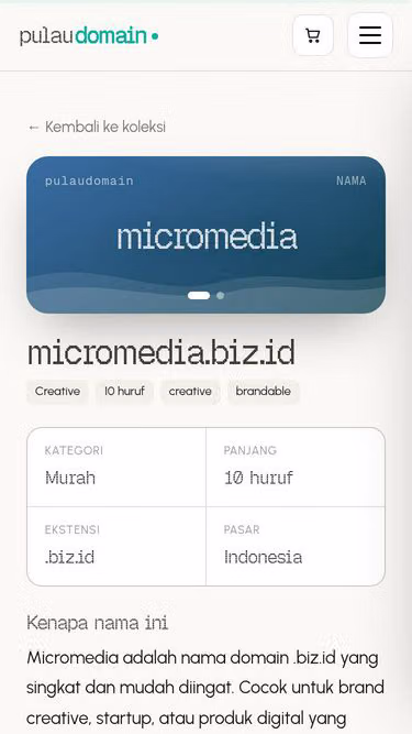 Screenshot of micromedia.biz.id
