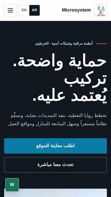 Screenshot of microsystem.online