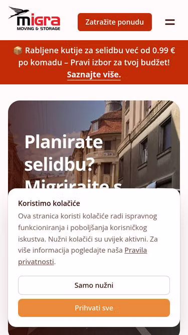 Screenshot of migra.hr