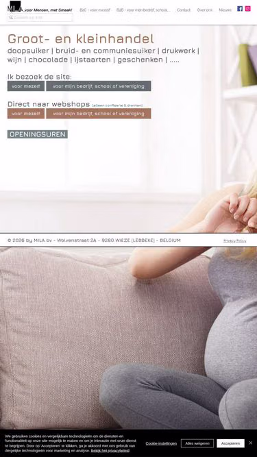 Screenshot of mila.be