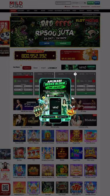 Screenshot of mildcasinogo.net