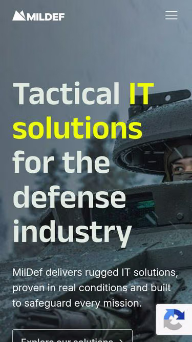 Screenshot of mildef.cz
