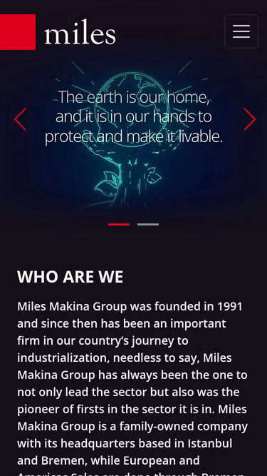 Screenshot of miles.com.tr