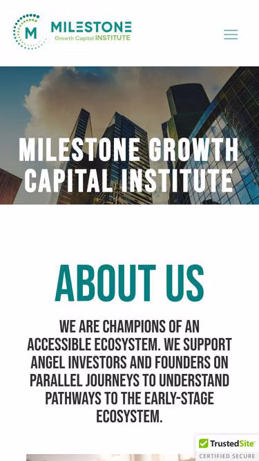 Screenshot of milestones.capital