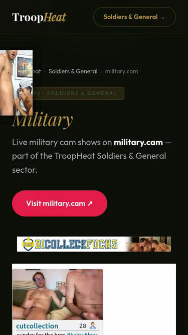 Screenshot of military.cam