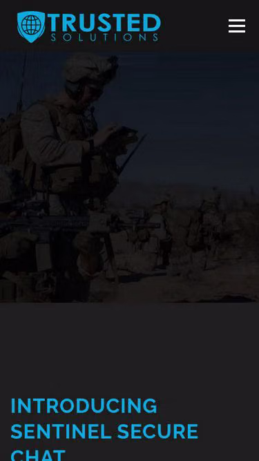 Screenshot of military.chat