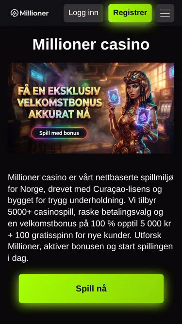 Screenshot of millioner.nu