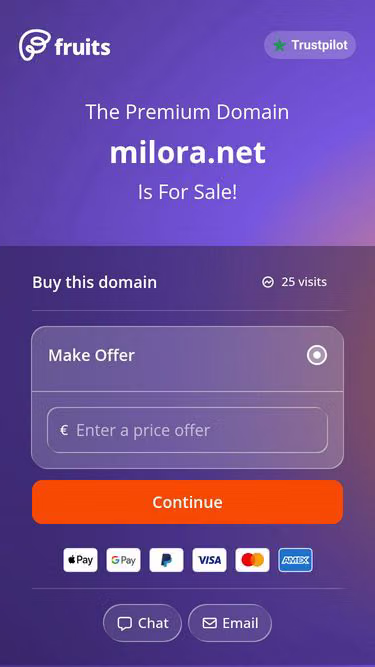 Screenshot of milora.net