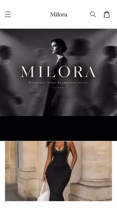 Screenshot of milora.store