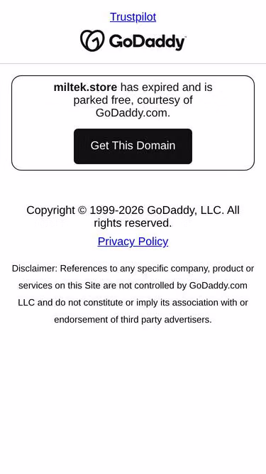 Screenshot of miltek.store