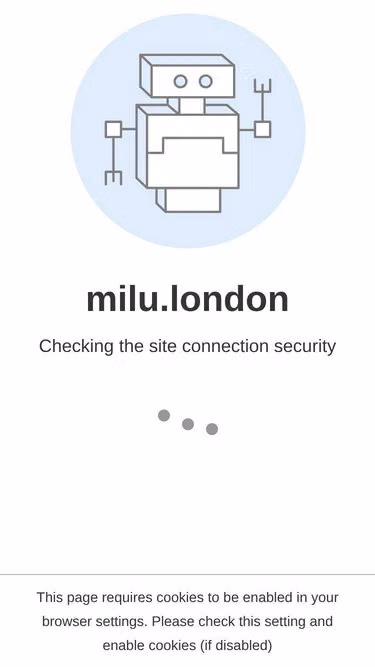 Screenshot of milu.london