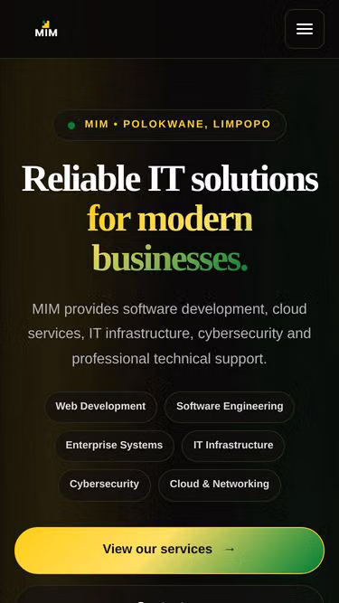 Screenshot of mim.technology