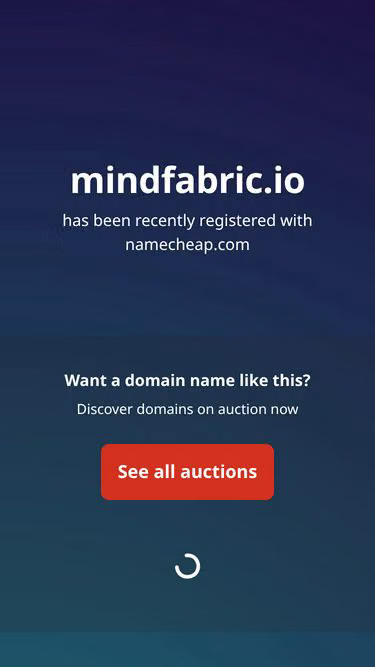 Screenshot of mindfabric.io
