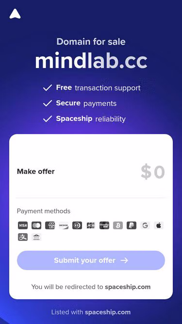 Screenshot of mindlab.cc