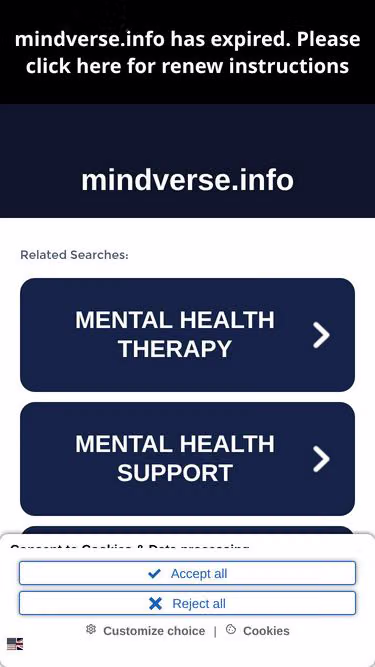 Screenshot of mindverse.info