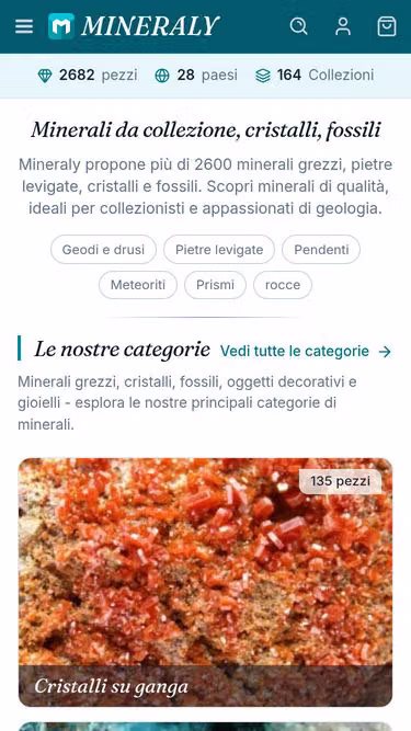 Screenshot of mineraly.it