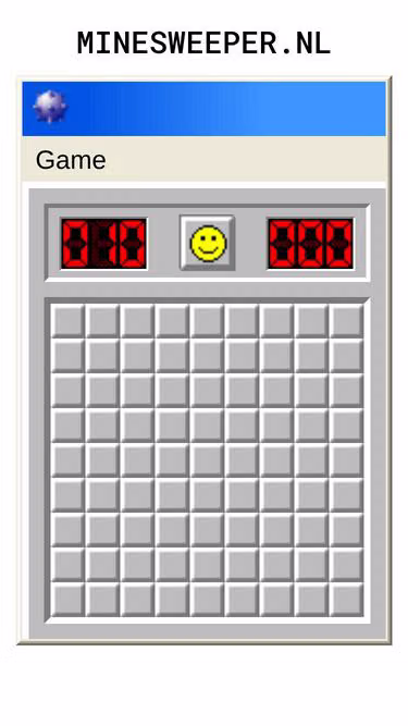 Screenshot of minesweeper.nl