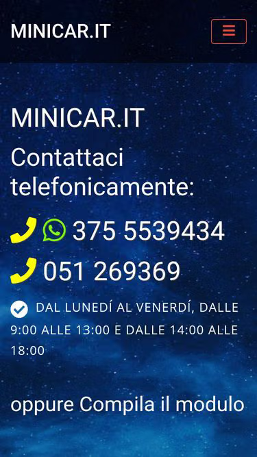 Screenshot of minicar.it