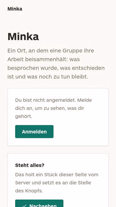 Screenshot of minka.eu