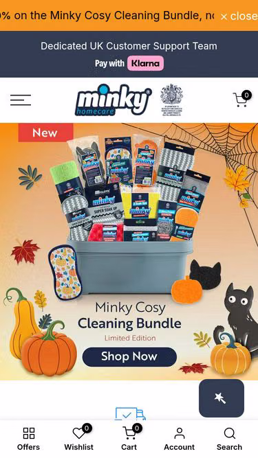 Screenshot of minky.de