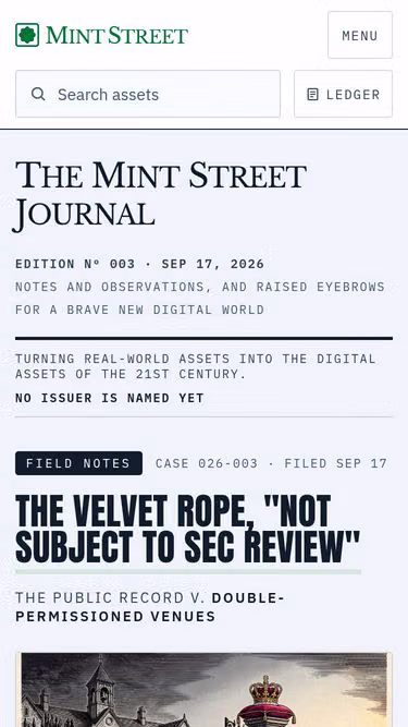 Screenshot of mint.st