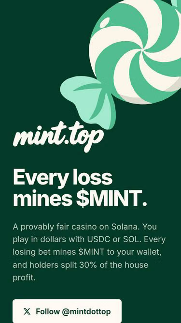 Screenshot of mint.top