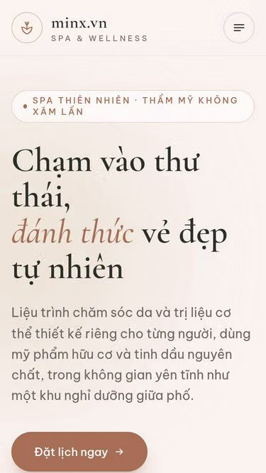 Screenshot of minx.vn