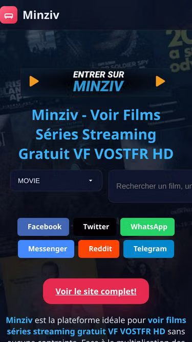Screenshot of minziv.buzz
